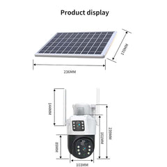 4G LTE Solar Battery Outdoor Camera with 4MP HD Video | Full-Color Night Vision, Sound & Light Alarm, IP66 Waterproof, and Cloud/TF Storage