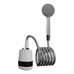 Portable Camping Shower | USB Rechargeable Electric Shower Pump with Handheld Shower Head for Outdoor Camping, Car Washing, Gardening, Pet Cleaning, and Travel