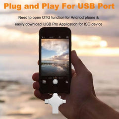 256GB 4-in-1 USB 3.0 Flash Drive | Compatible with iPhone, Android, iPad, Mac, PC, Galaxy S | High-Speed USB A, USB C, Micro USB & iPhone Connector