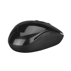 USB Black 2.4GHz Optical Wireless Mouse | Compact Design with Nano Receiver, Plug & Play for Windows, Mac, Linux | Lightweight, Ergonomic for Office, Home, Travel