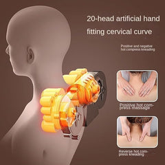 Infrared Heating Massager Cushion | Therapeutic Warmth & Vibrations for Full-Body Comfort