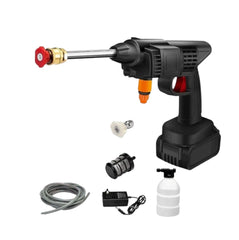 Heavy Duty Cordless Portable Battery Washer | High-Pressure Washer for Solar Panels, AC, and Car Services | 2800W, 45 Bar, 2 Battery Kit