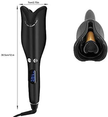 Spin N Curl Ceramic Rotating Hair Curler | Automatic Curling Iron for Effortless Curls & Waves | Fast Heating, Safe & Easy-to-Use Hair Styling Tool