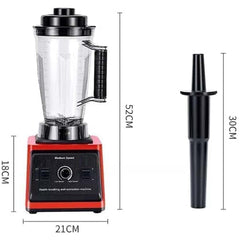 2-in-1 Electric Blender & Juicer – 8000W Heavy Duty Commercial Mixer with Stainless Steel Blades for Smoothies, Shakes, Juices – Ideal for Home & Professional Use
