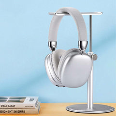 Adjustable Aluminum Headphone Stand – Anti-Slip Desktop Organizer with Storage Shelf | Universal Headset Holder for Gaming, Studio & Office Accessories (Durable & Sleek Design)