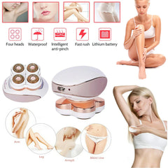 Flawless Legs Women’s Hair Remover – Painless Rechargeable Epilator for Legs & Body, Portable Wet/Dry Electric Shaver for Smooth Skin (Men & Women)