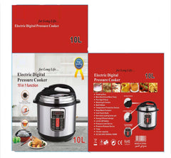 10L Smart Multi-Cooker – High Pressure Electric Rice Cooker with Digital LED Display, 12 Cooking Presets & Non-Stick Inner Pot for Quick, Healthy Meals