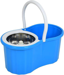Rotate Stainless Steel Wringer Spin Mop Bucket System | 360° Spin Technology for Efficient Floor Cleaning | Durable, Easy-to-Use, and Convenient Home Cleaning Tool