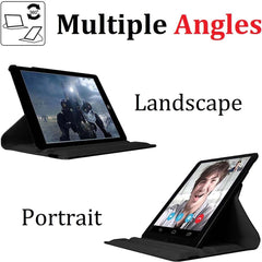 iPad 10.2/10.5 Case – 360° Rotating PU Leather Smart Folio Cover with Auto Sleep/Wake, Shockproof Protection & Multi-Angle Stand for Daily, Work & Travel Use (Multi Colour)