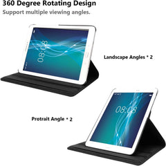 360° Rotating PU Leather Case for Samsung Galaxy Tab A 8.0" (2017) – Stand Cover with Auto Sleep/Wake, Multi-Angle Viewing for SM-T380/T385 (Multi-Color)