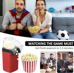 Home Popcorn Maker Popper – Electric Hot Air Corn Popping Machine for Quick, Oil-Free Snacks, Perfect for Movie Nights, Parties & Family Fun at Home