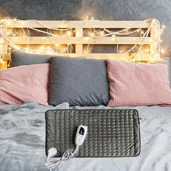 Electric Heating Pad | Multifunctional Electric Blanket with Timer | Pain Relief for Shoulder, Neck, Back, Spine & Legs | Fast Heating Therapy Pad