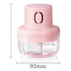 Mini Press Intelligent Electric Garlic Machine | Wireless Food Chopper 100/250ml, Effortless Garlic, Onion, Vegetable Mincing with One-Click Operation