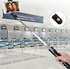 Mini Portable Gimbal Bluetooth Wireless Selfie Stick with Tripod Stabilizer for Phone | 3-in-1 Stabilizing Gimbal, Tripod, and Extendable Stick