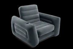 Foldable Inflatable Lazy Sofa Bed | Single-Person Air Lounge Chair | Comfortable Portable Furniture for Balcony, Garden, Outdoor, and Home Relaxation