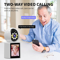 4K HD Indoor Security Camera – 360° WiFi Smart Cam with Night Vision, 2-Way Audio, Motion Detection & App Control for Home, Baby, Pet & Nanny Monitoring