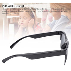 F06 Smart Glasses – Bluetooth 5.4 Audio Sunglasses with Built-In Speaker, Blue Light Blocking Lenses, Voice Assistant Control & IP54 Waterproof Design for Music & Calls