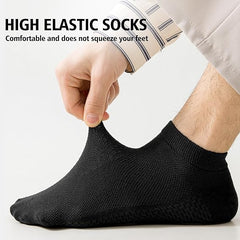 10 Pairs Men’s Breathable Cotton Ankle Socks (Black) – Ultra Lightweight, Soft & Moisture-Wicking Low Cut Socks for Running, Gym, Office & Everyday Comfort