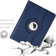 iPad Pro 12.9" Case (2015–2017) – 360° Rotating PU Leather Wallet Folio with Auto Sleep/Wake, Shockproof Protection & Multi-Angle Stand Cover (Multi-Colour)