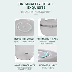 Anti-Gravity Bedroom Humidifier – Innovative Floating Water Drop Design, Quiet Ultrasonic Mist Maker for Home, Office & Spa with Ambient LED Lighting and Air Moisturizing Comfort