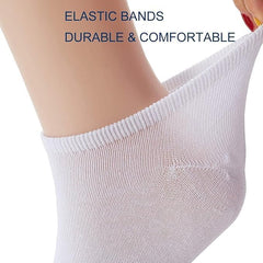12 Pairs Ultra Thin Breathable Ankle Socks for Men & Women – Lightweight, Soft Cotton Low Cut Socks for Summer Comfort, Daily Wear & Sports (White)