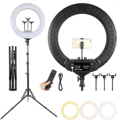 RL-21 Inch Special Ring Fill Light | Ideal for Live Broadcast and Anchor Lighting | Professional Studio Light with Adjustable Color Temperature & Brightness