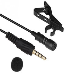 3.5mm Lavalier Microphone for Mobile Phones - Clip-On Lapel Mic for Audio & Video Recording, Stretch-Resistant Cable, Flexible, Eco-Friendly & Professional Sound Quality