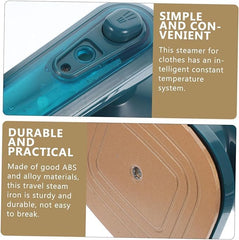 Portable Steamer for Clothes – Mini Electric Handheld Garment Steamer with Steamer Basket, Lightweight Travel Iron for Wrinkle-Free Clothes at Home & On the Go