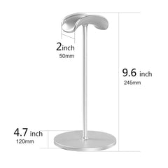 Universal Headphone Stand – Premium Aluminum Headset Holder with Stable Base | Desk Organizer for Gaming, Office & Studio Use | Fits All Headphone Sizes (Multi-Colour)