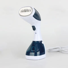 Portable Vertical Steam Iron – 1100W Handheld Garment Steamer with 200ml Tank, Continuous 28g/min Steam, and Double Brush Head for Home & Travel