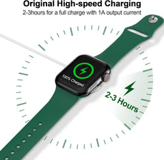 CW16 Wireless Charger | Fast & Convenient Tabletop Charging Station for iWatch | Sleek Design with Stable Performance for Home, Office, or Travel