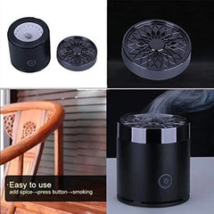 Electric Mini Bakhoor Burner | Portable Aroma Diffuser for Car, USB Rechargeable Incense Burner for On-the-Go Fragrance