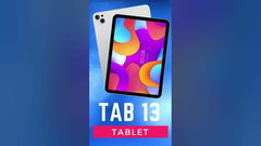 TAB 13 10.1 Inch 5G Android Tablet - 8GB RAM, 512GB ROM, 6000 mAh Battery, IPS LCD, Dual Camera, Includes Keyboard & Touch Pen - For Home, Office, Education