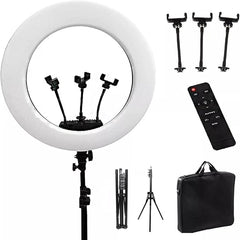 RL-21 Inch Special Ring Fill Light | Professional Lighting for Live Broadcast & Anchors | Adjustable Brightness with Stand