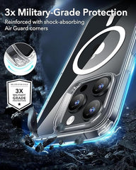 Compatible Magnetic Phone Case with Camera Control – Military-Grade Shockproof Protection for iPhone 16, 16 Plus, 16 Pro & 16 Pro Max