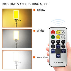 Portable Outdoor Dual Color Lighting | DC 12V Telescopic Tripod COB LED Lamp | Adjustable Camping, BBQ, and Car Repair Light for Night Use