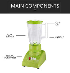 MBL-2004 Commercial Blender with Grinder – Heavy-Duty Multi-Function Juicer, Blender & Food Processor with Powerful Motor, Stainless Steel Blades & Durable Jars for Daily Kitchen Use