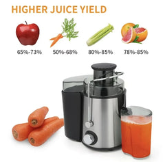 Multifunctional 800W Centrifugal Juicer Machine - 2-Speed Juice Extractor for Fruits & Vegetables with Anti-Drip Spout, Anti-Slip Base & Fast Juice Extraction