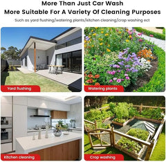 20000mAh Cordless High Pressure Washer | Portable Spray Gun for Car Wash & Outdoor Cleaning | Compatible with Makit 18V Battery for Powerful Performance