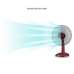 MTF-425 16" Table Fan – 3-Speed Settings with Adjustable Tilt, Quiet & Efficient Cooling Fan for Home, Bedroom, Dorm, and Office Desk Use
