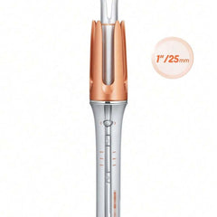 Fully Automatic Hair Curler – Negative Ion Technology for Effortless Styling, Create Lazy Curls & Big Waves with Hair-Friendly Ceramic Barrel, Fast Heating Electric Styler