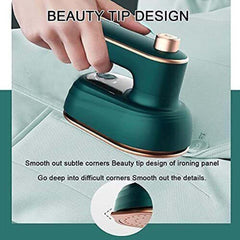 Handheld Steam Iron – 2-in-1 Garment Steamer & Dry Iron with Fast Heating, Rotatable Handle, Lightweight Design for Home, Travel, Clothes, Curtains & Fabrics
