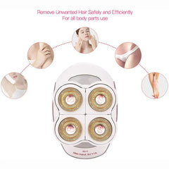 Flawless Legs Women’s Hair Remover – Painless Rechargeable Epilator for Legs & Body, Portable Wet/Dry Electric Shaver for Smooth Skin (Men & Women)