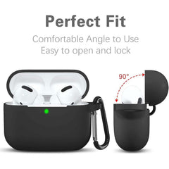 Silicone Case for AirPods Pro 3 (2025) | Protective Skin with Keychain Neck Lanyard, Shockproof & Wireless Charging Supported