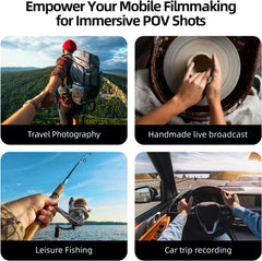 Magnetic Neck Mount - Hands-Free POV/Vlog Phone Holder, Flexible 360° Rotation, Adjustable Multi-Angle Design, Universal for iPhone & Android, Soft Silicone Lazy Bracket