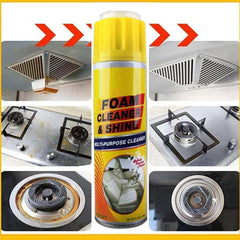 Multi-Purpose Foam Cleaner & Shine - 600g All-in-One Interior Restorer for Cars, Furniture & Home Use | Deep Cleaning, UV Protection & Long-Lasting Shine