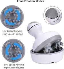 Smart 4D Electric Head Massager | Scalp & Body Massager with 4 Rotating Heads & 84 Nodes | Relieves Stress, Boosts Circulation & Stimulates Hair Growth
