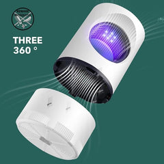 Electric Photocatalytic Mosquito Killing Lamp | USB-Powered LED Insect Trap | Safe and Silent Anti-Mosquito Light for Indoor and Outdoor Use