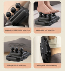 Tissue Body Massager | Powerful Fascia Gun Massage Hammer with Six Attachments, Relieve Muscle Soreness & Improve Circulation