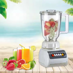 2-in-1 Multifunction Blender – Professional-Grade Kitchen Blender with 6 Preset Programs, Powerful Motor & Stainless Steel Blades for Smoothies, Juices, Soups & Grinding (Home/Restaurant Use)